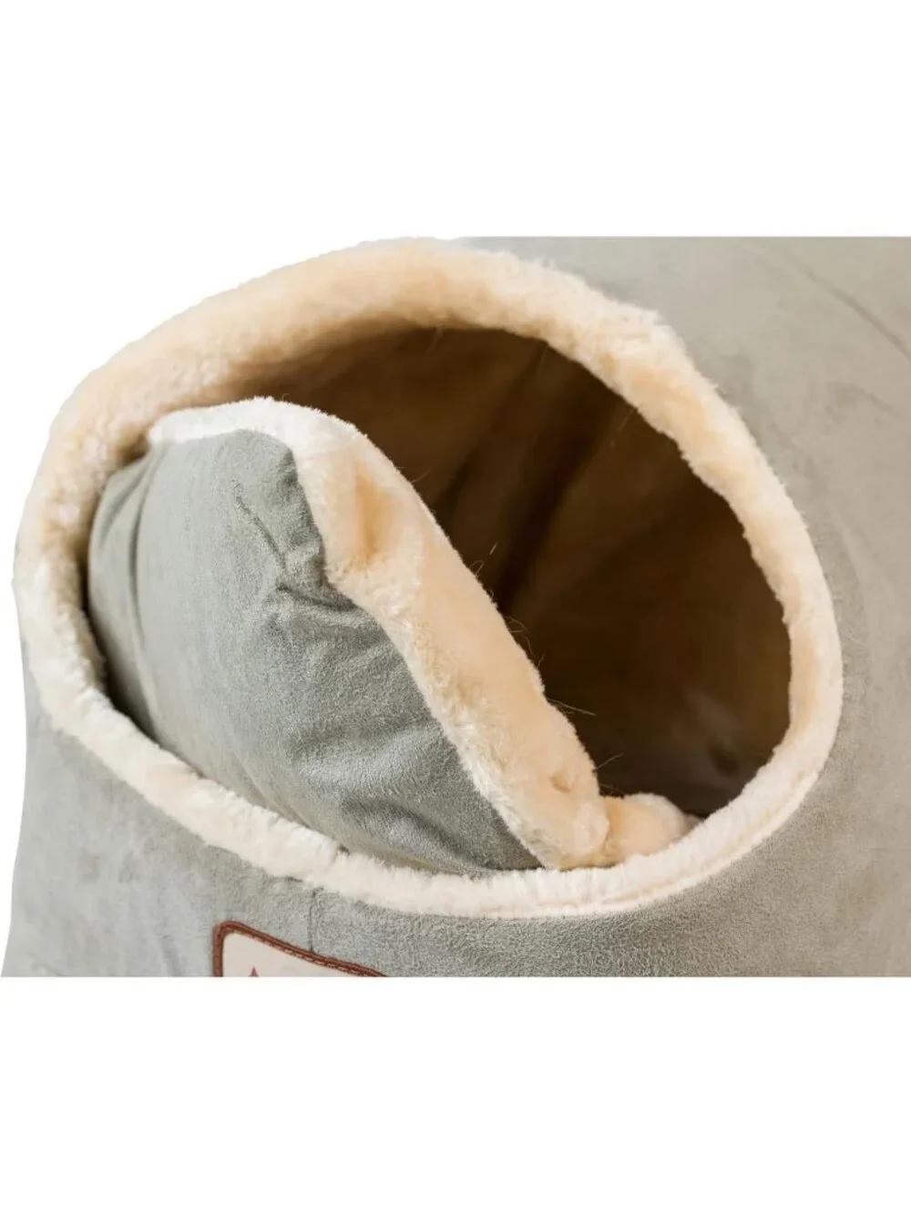 New Sage Green Cat Bed 18x14 Inch Soft and Comfortable Pet Bed for Cats